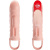LyBaile Pretty Love Sloane Vibro Penis Sleeve - Насадка на член, +2.5 см (телесный)